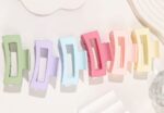 Big Hair Claw Clips Ice Cream Color 6 Pcs for…