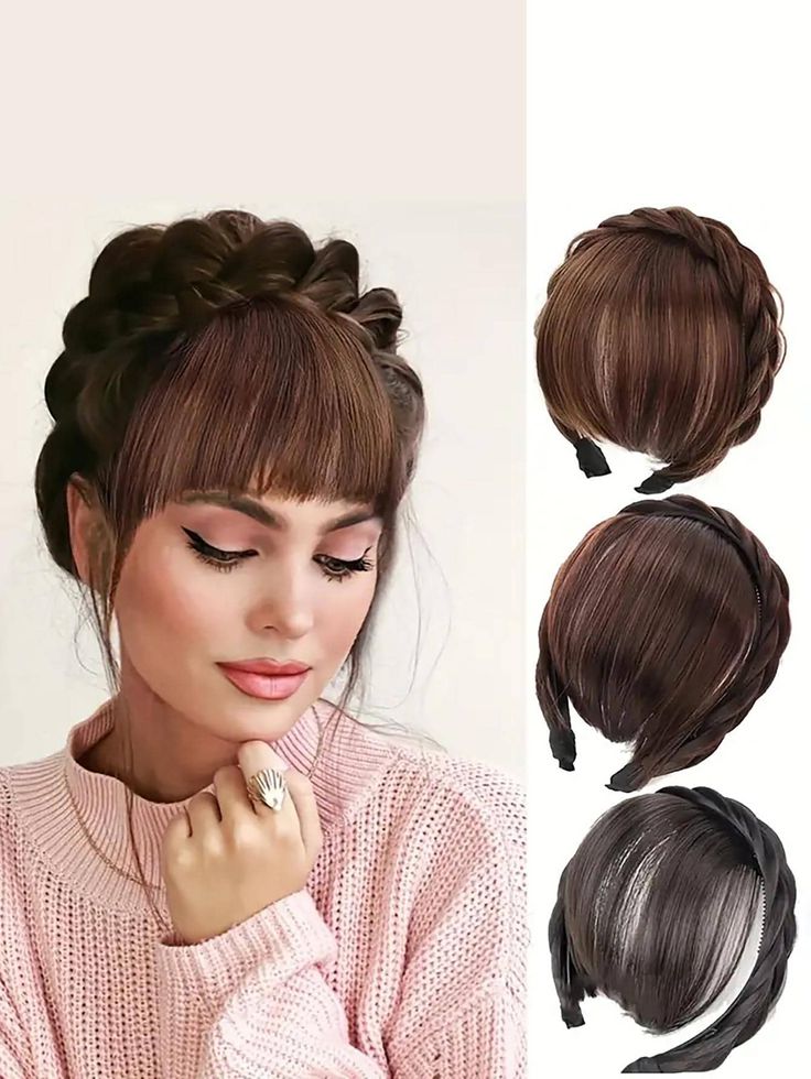Mocha Brown Collar Polyester Embellished…