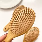 🎁برس چوبی بیضی ضد موخوره 🎁